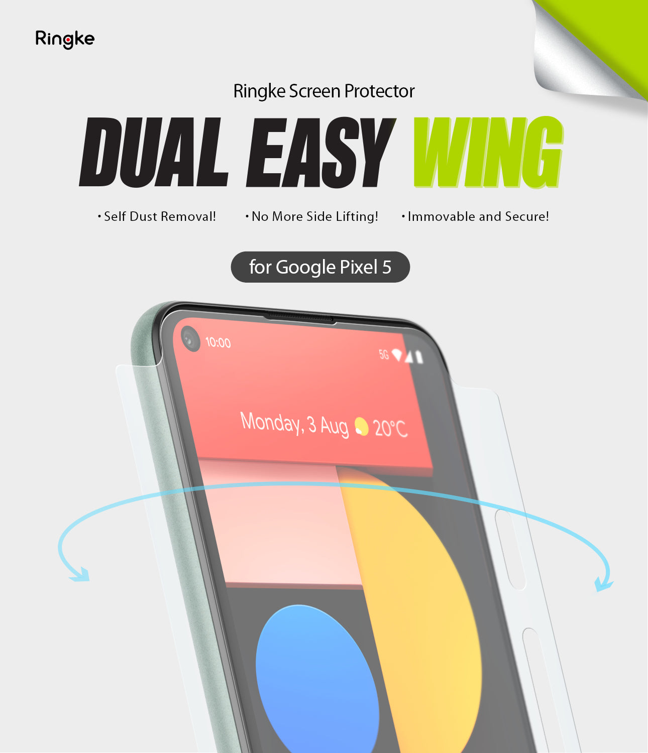 Google Pixel 5 Screen Protector | Dual Easy Film - Ringke Official Store