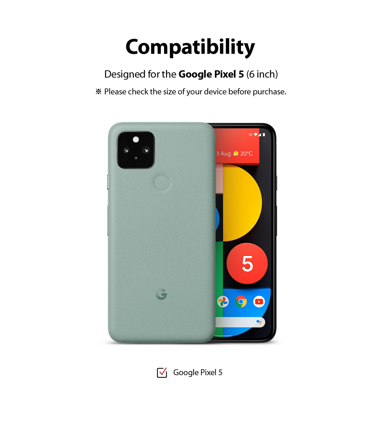 Google Pixel 5 Screen Protector | Dual Easy Film - Ringke Official Store