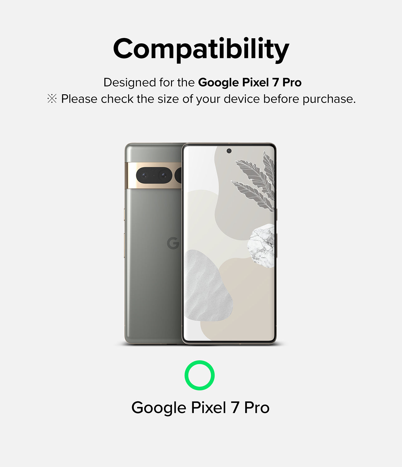 Google Pixel 7 Pro Screen Protector | Dual Easy Film-Compatibility