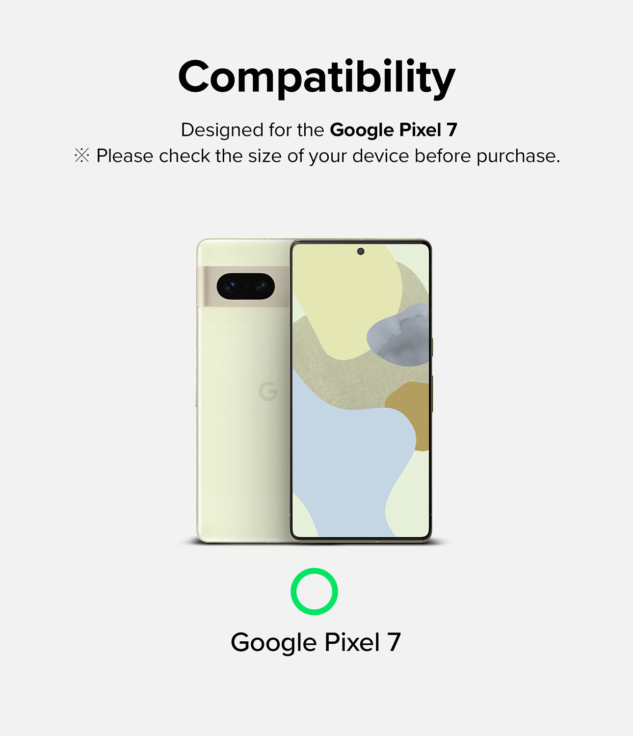 Google Pixel 7 Screen Protector | Dual Easy Film-Compatibility