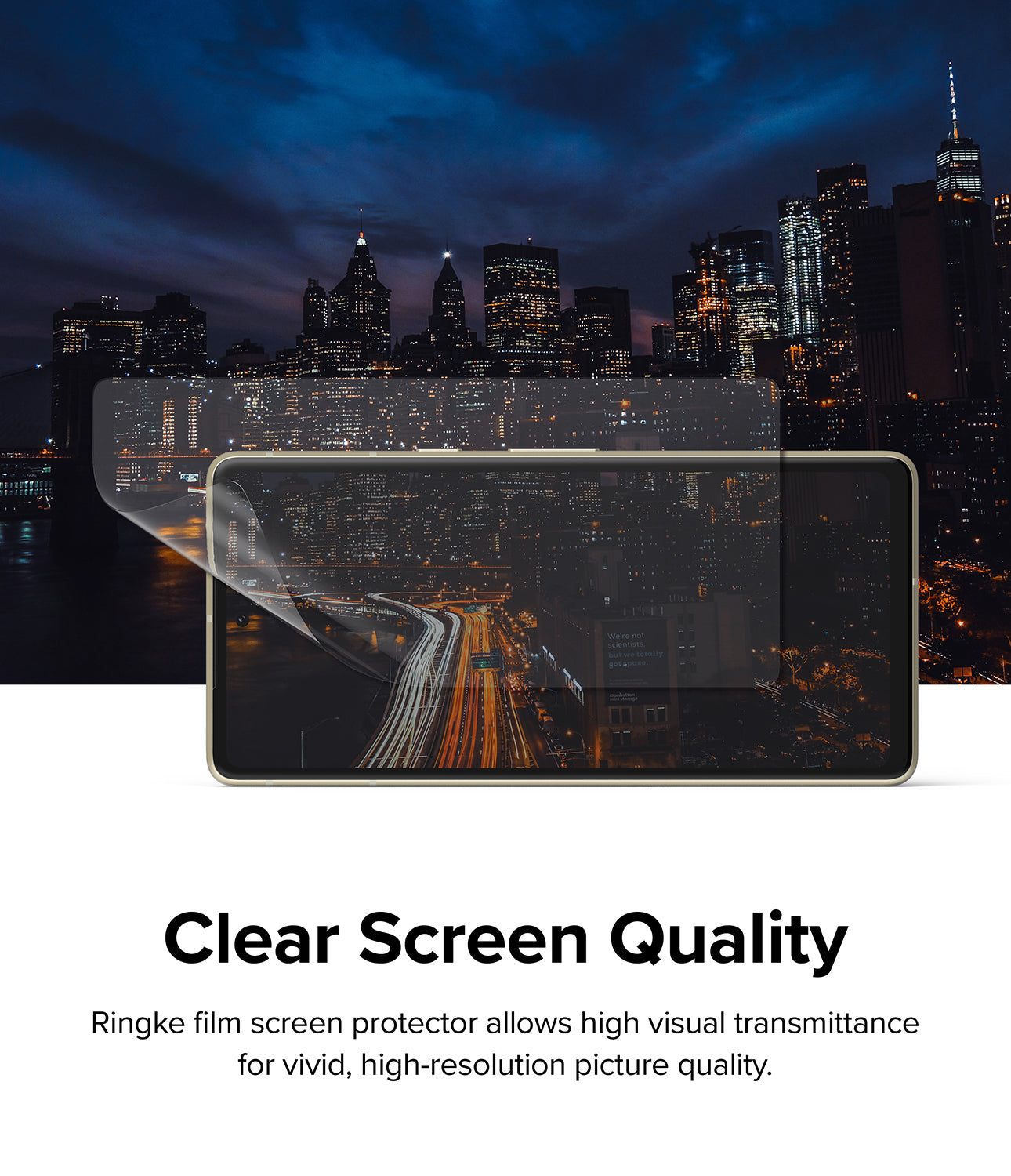 Google Pixel 7 Screen Protector | Dual Easy Film-Clear Screen Quality
