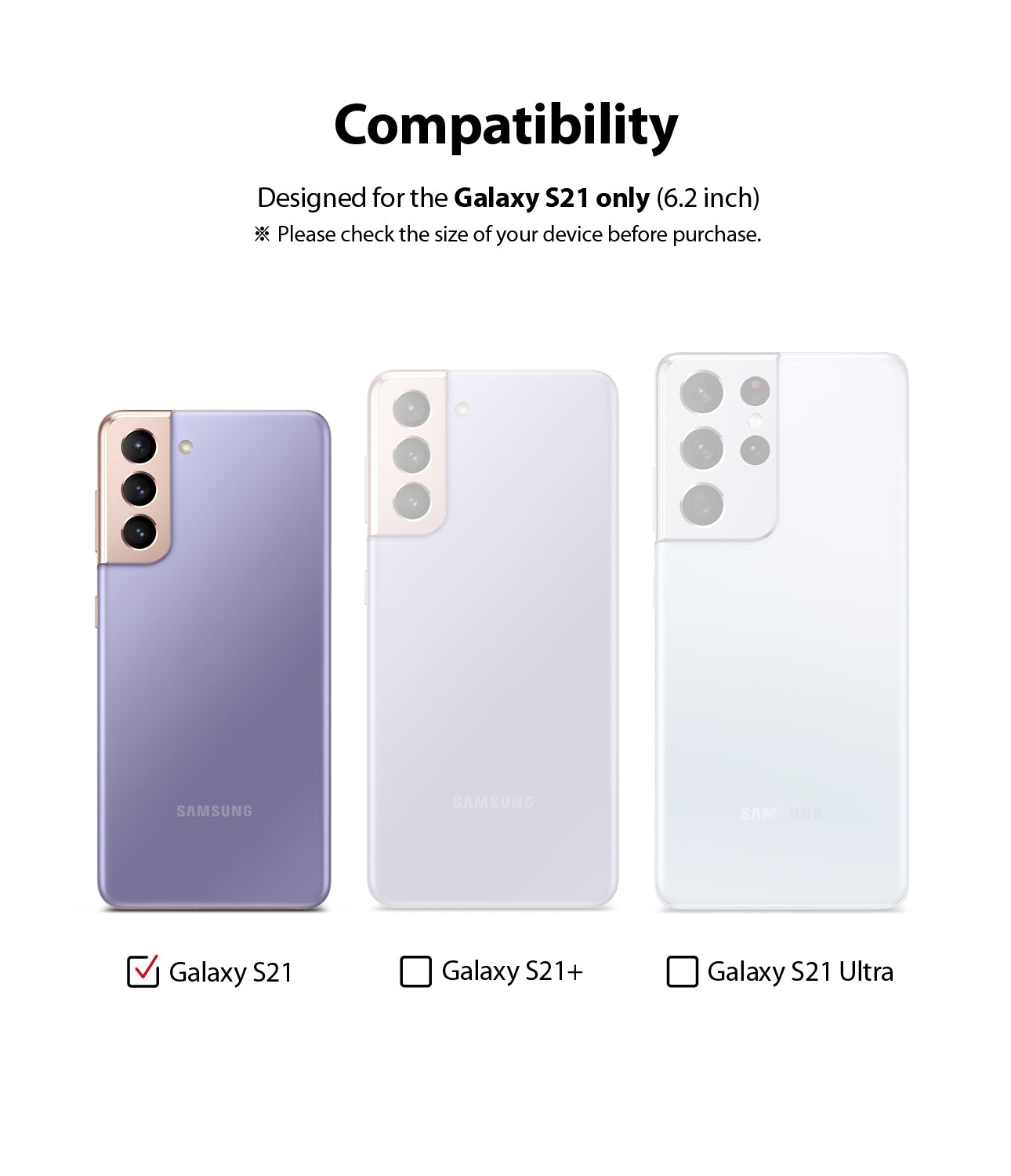 compatible with galaxy s21 only