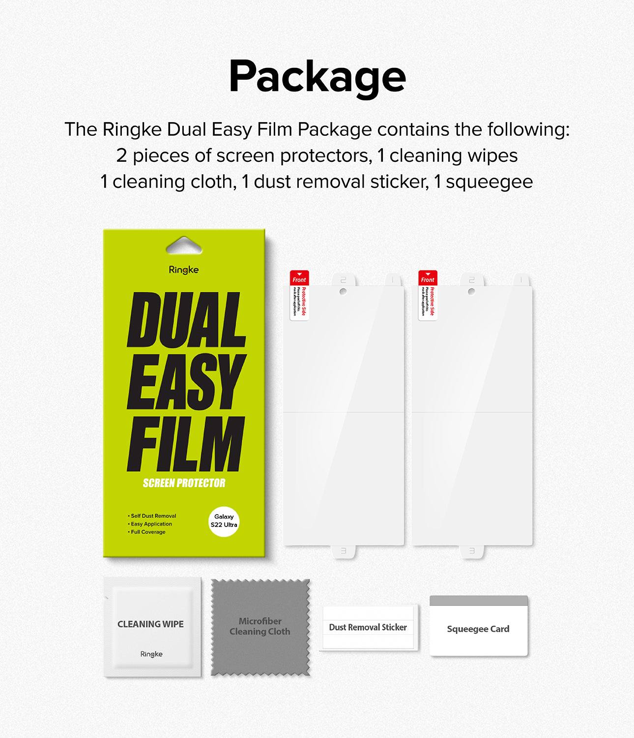 Galaxy S22 Ultra Screen Protector | Dual Easy Film