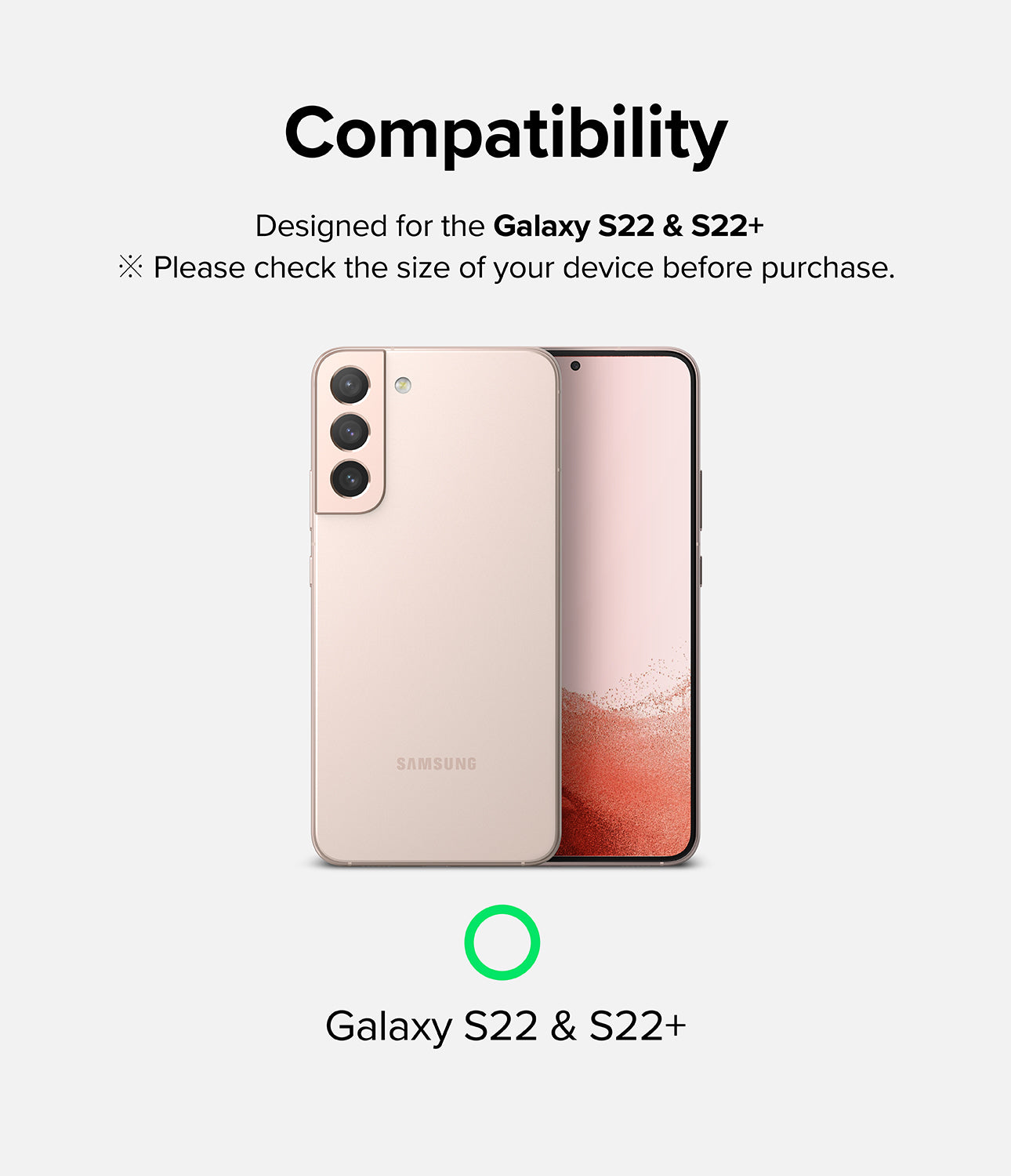Galaxy S22, S22 Plus | Ringke Camera Styling