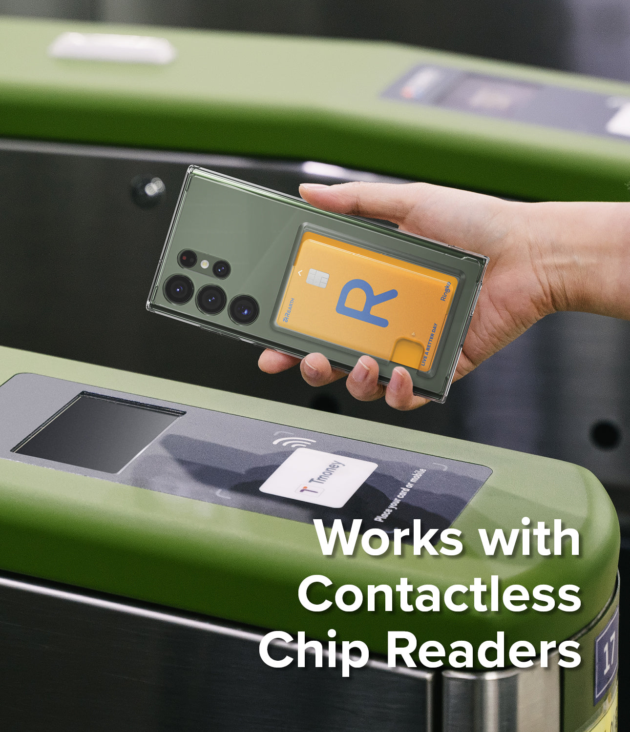 Works with Contactless Chip Readers