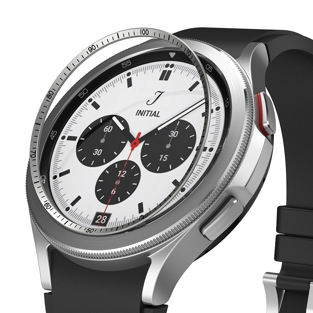 Galaxy Watch 4 Classic 42mm Ringke Inner Bezel Styling 01 Silver