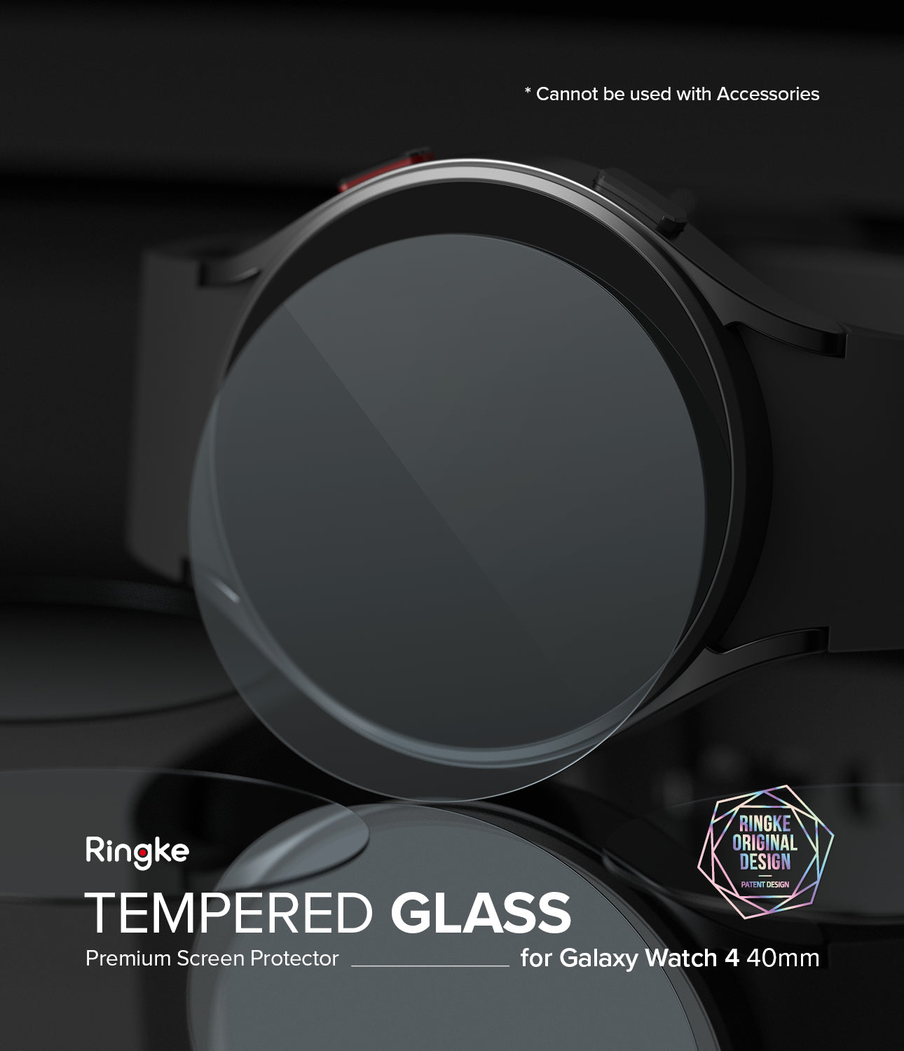 Glass screen protector for Galaxy Watch 4 40mm