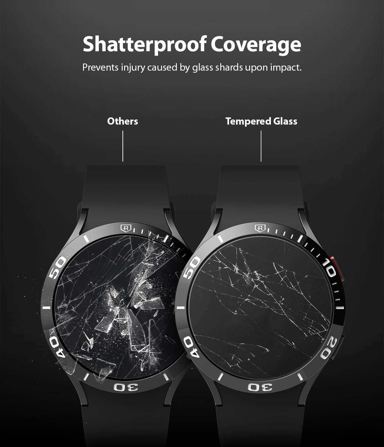 Galaxy Watch 4 44mm Screen Protector for Bezel Styling | Glass - Ringke Official Store