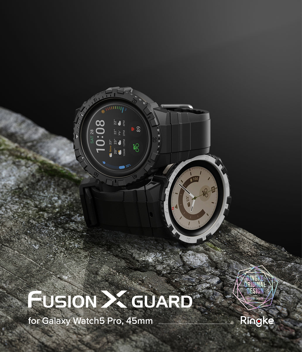 Samsung Galaxy Watch 5 Pro 45mm Case and Band Fusion X Guard