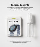 package includes 3 pack of screen protector, 3 wipes, 1 squeegee, 1 spray bottle