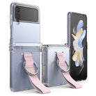 Galaxy Z Flip 4 Case | Slim Ring Hinge | Pink
