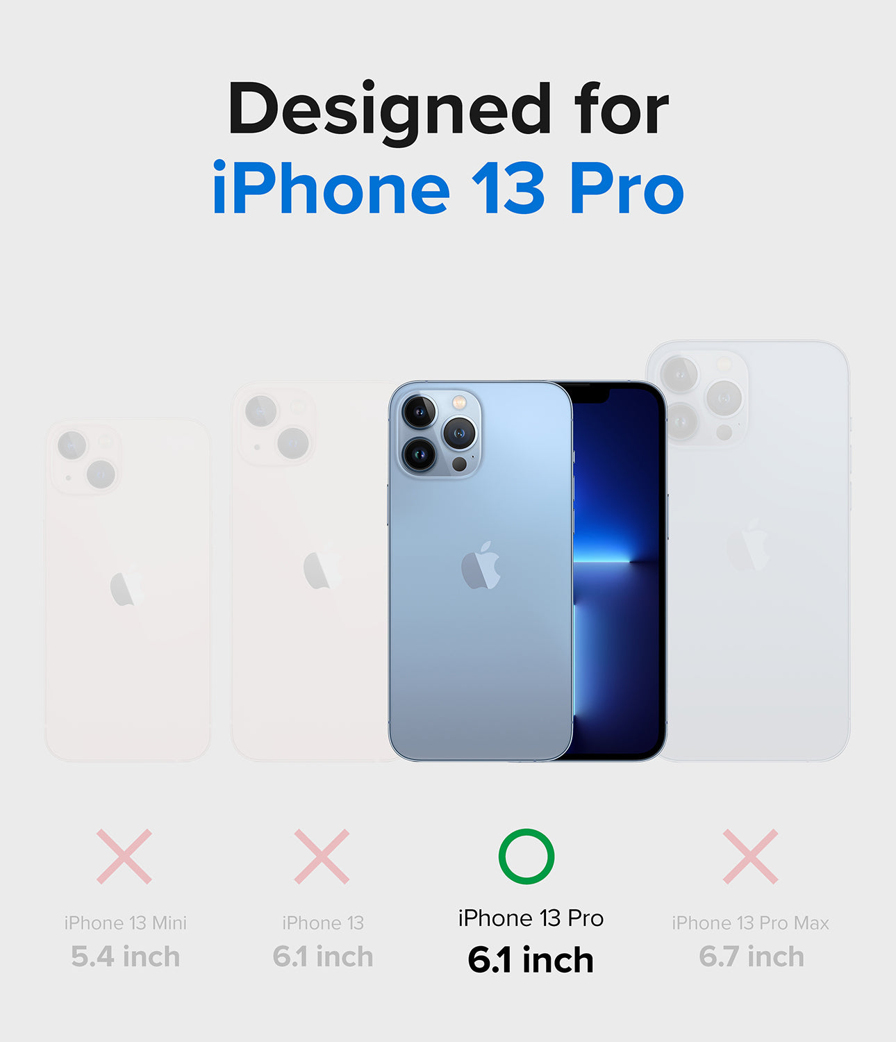 iPhone 13 Pro Case | Fusion Card - Compatible with 6.1 inch iPhone 13 Pro