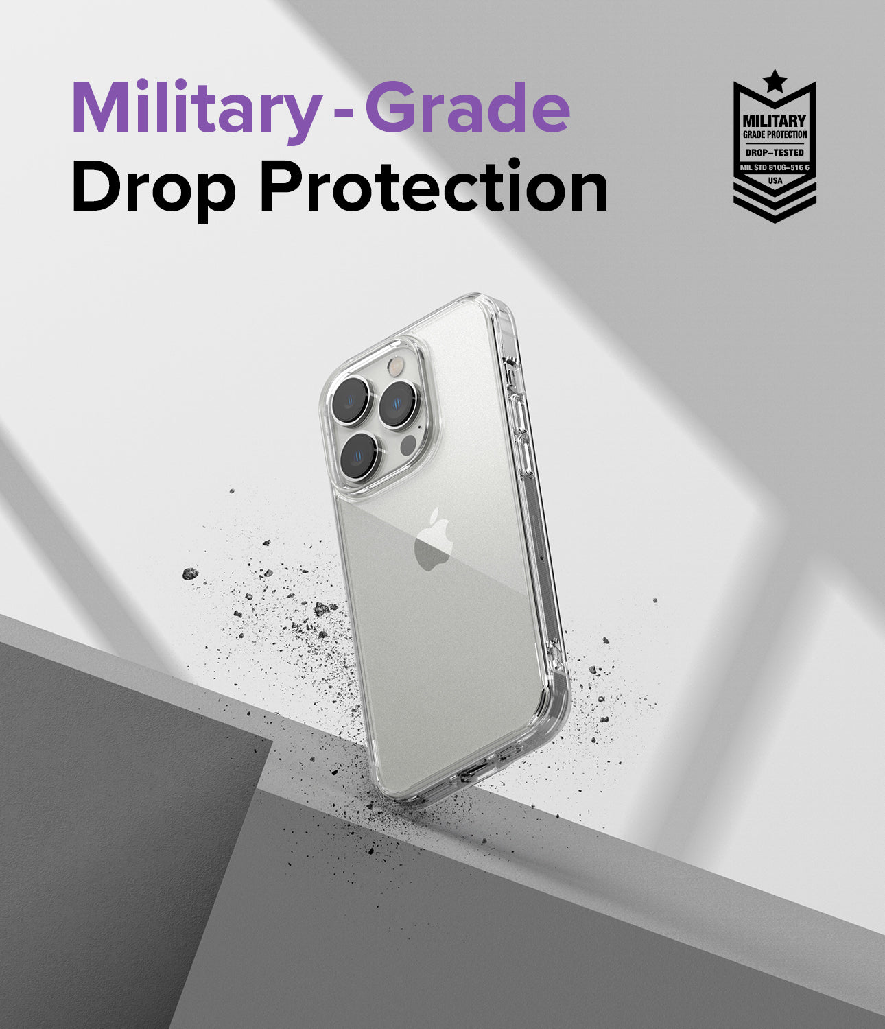 iPhone 14 Pro Max Case | Fusion Matte - Clear - Military-Grade Drop Protection