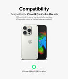iPhone 14 Pro Max / 14 Pro | Camera Lens Frame Glass - Compatible with iPhone 14 Pro & iPhone 14 Pro Max only