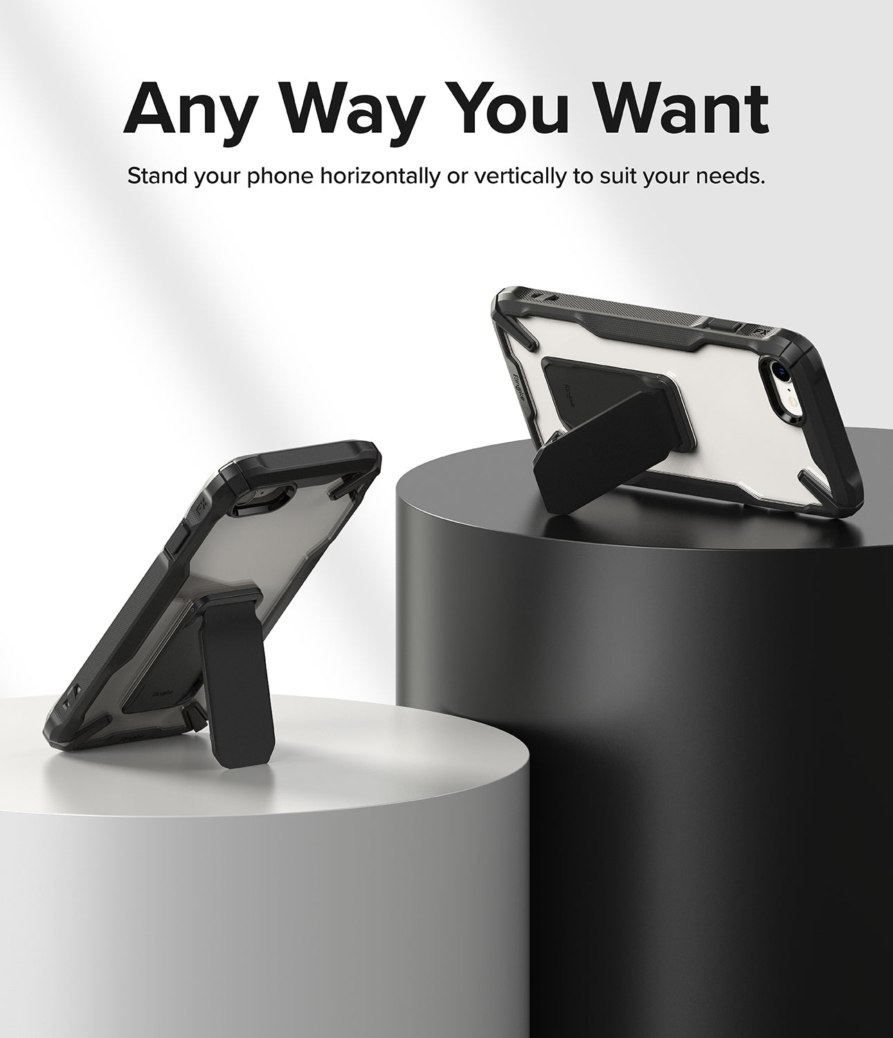 iPhone SE 2022 5G / SE 2020 / 8 / 7 Case | Fusion-X Stand - Ringke Official Store