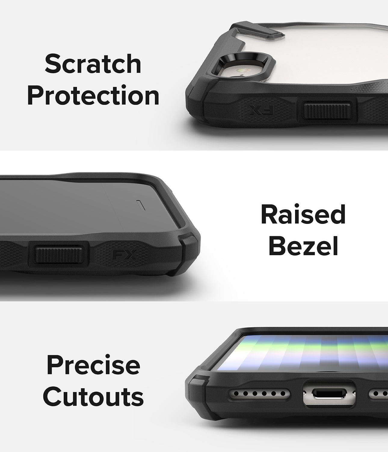 iPhone SE 2022 5G / SE 2020 / 8 / 7 Case | Fusion-X Stand - Ringke Official Store