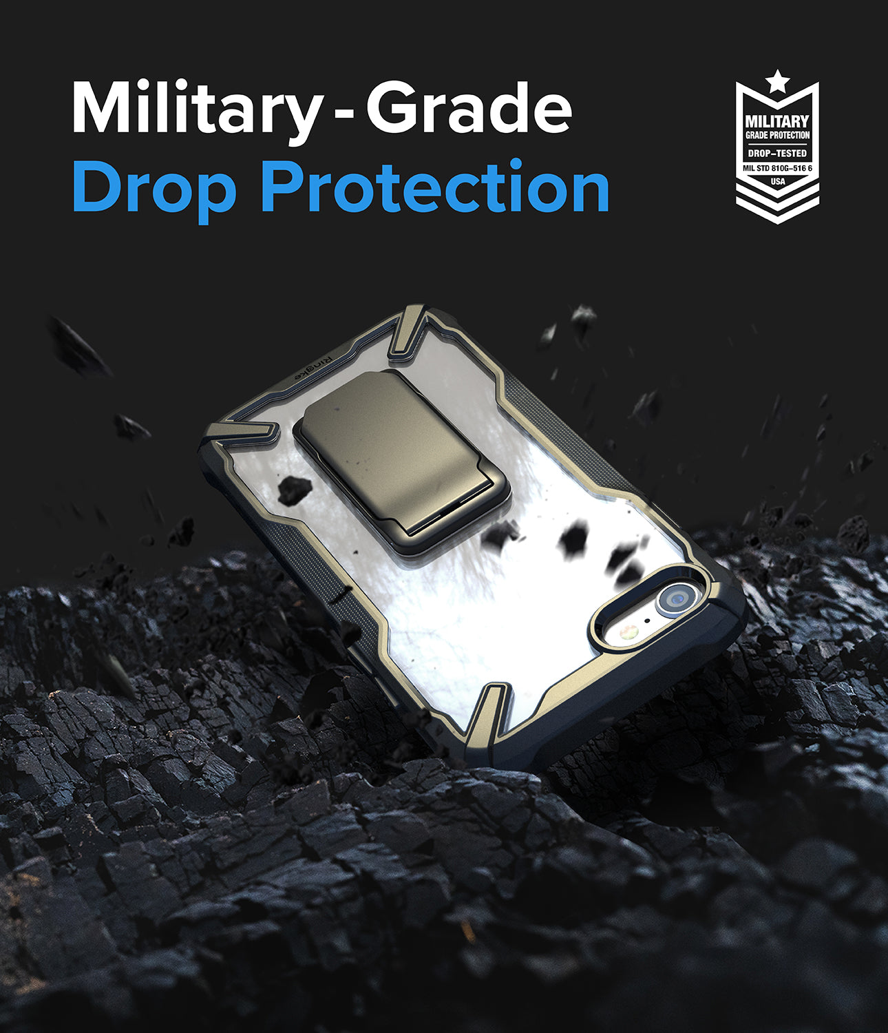 iPhone SE 2022 5G / SE 2020 / 8 / 7 Case | Fusion-X Stand - Ringke Official Store