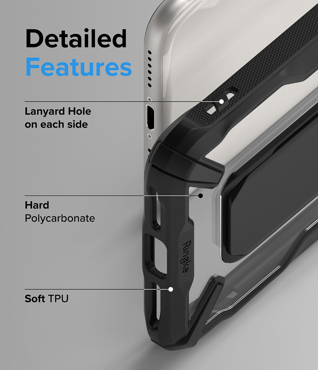 iPhone SE 2022 5G / SE 2020 / 8 / 7 Case | Fusion-X Stand - Ringke Official Store