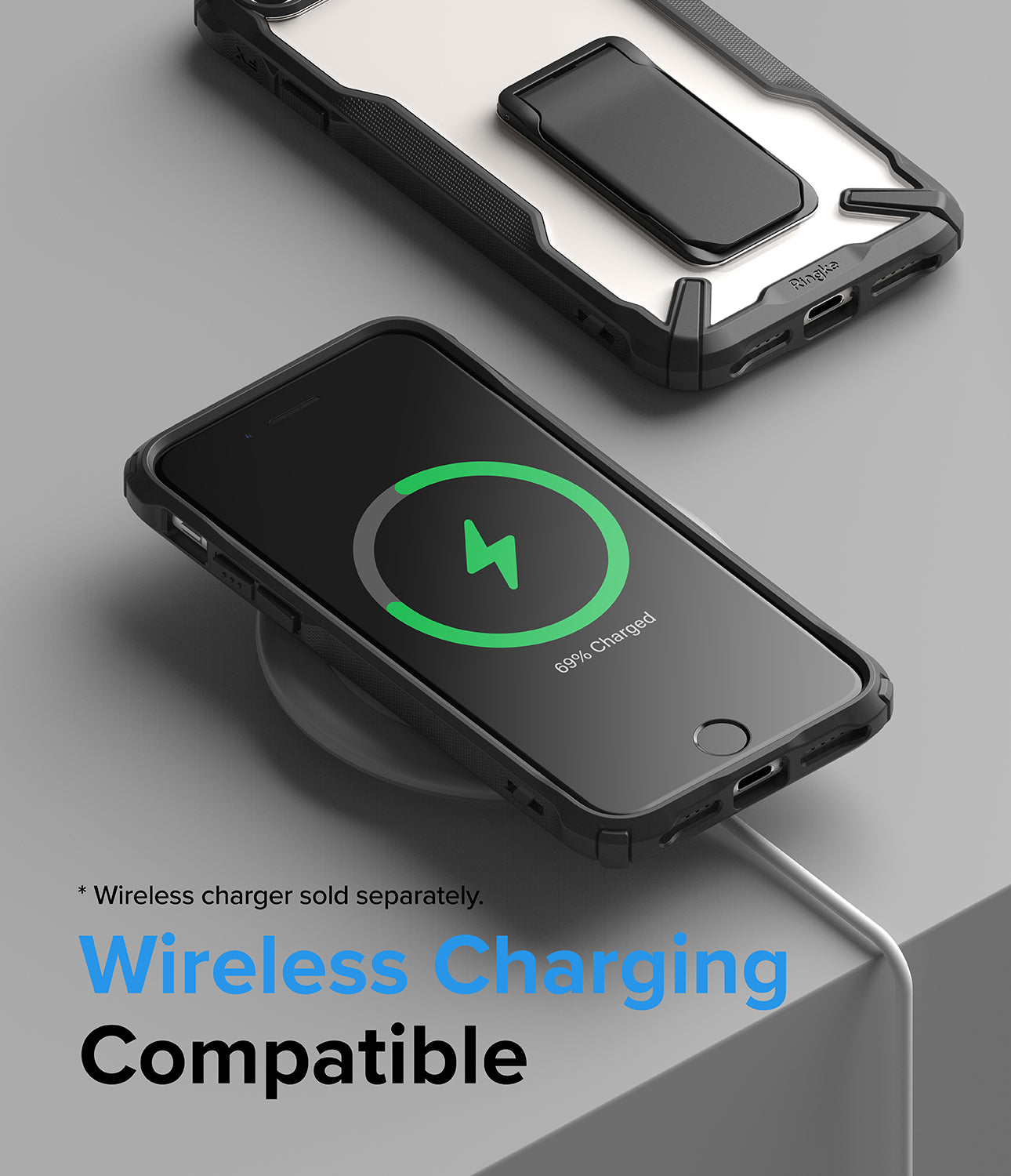 iPhone SE 2022 5G / SE 2020 / 8 / 7 Case | Fusion-X Stand - Ringke Official Store