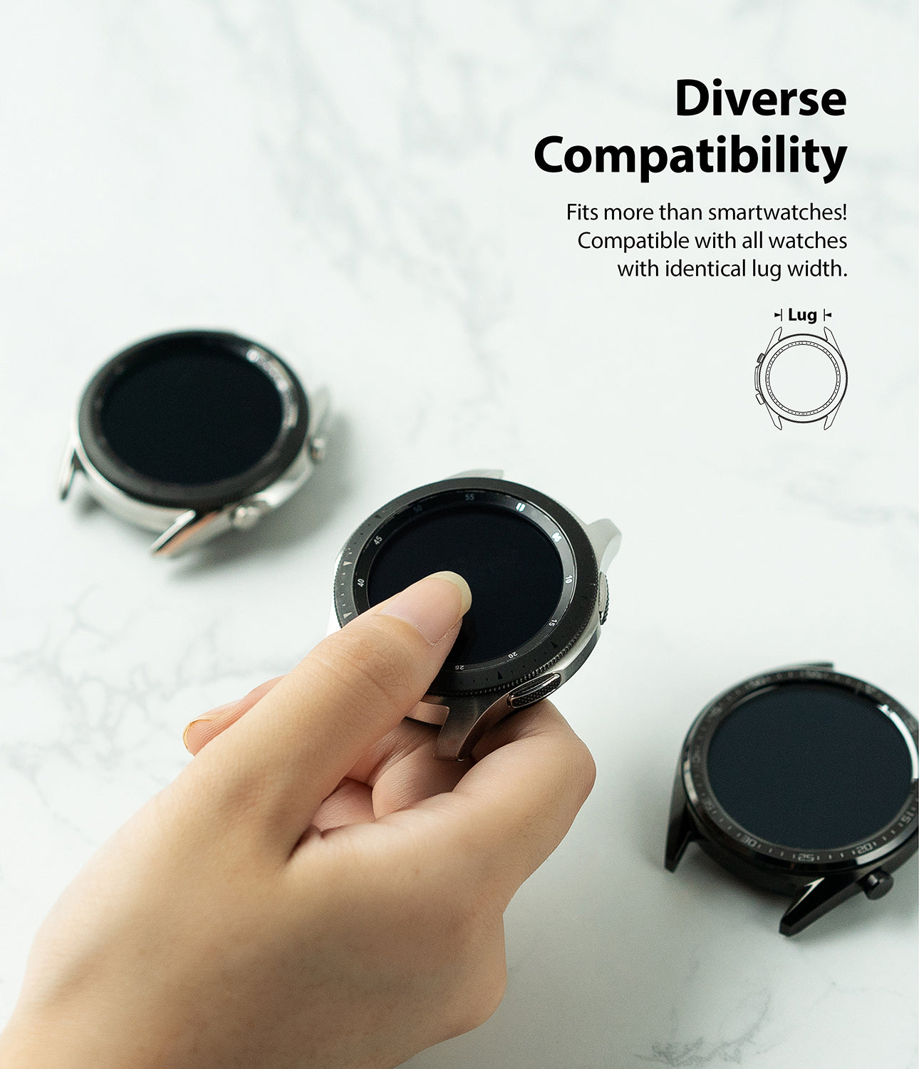 fits more than smartwatches, compatible with all watches with identical lug width