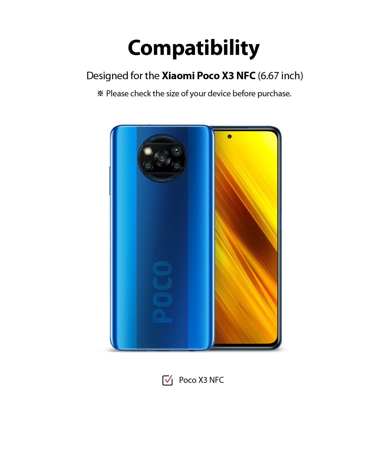 ringke dual easy film - poco x3 nfc screen protector