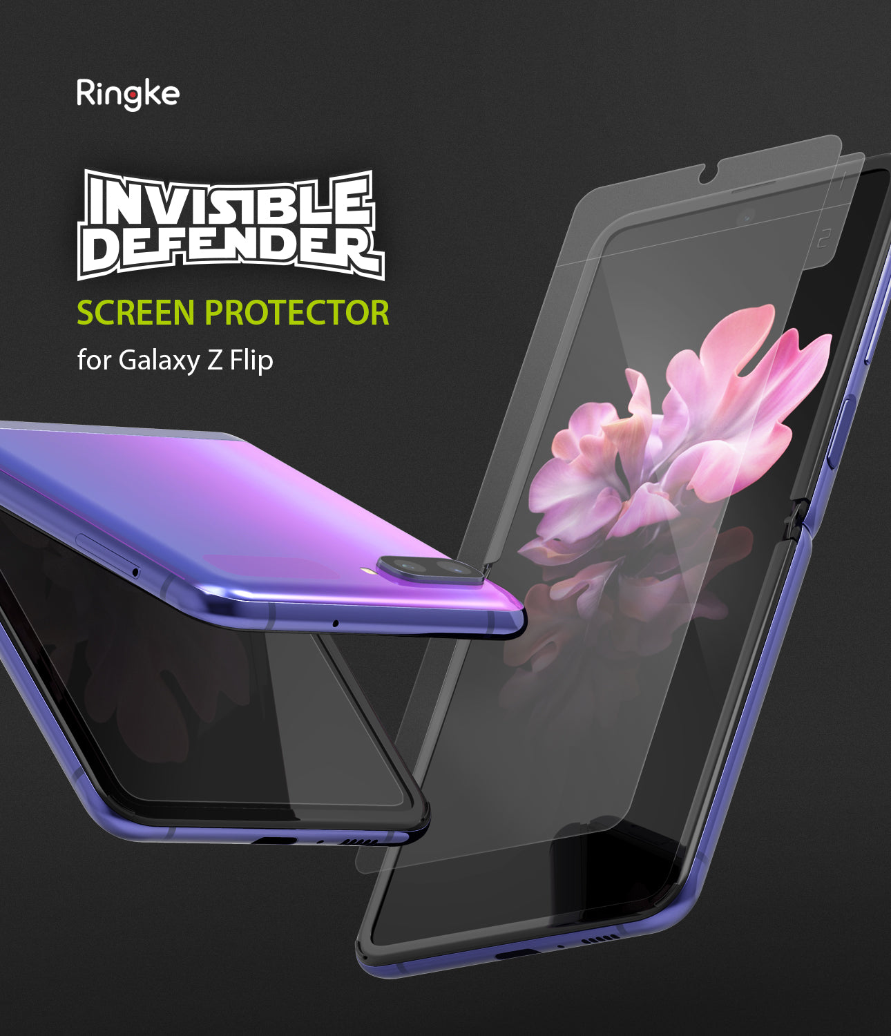 ringke invisible defender for samsung galaxy z flip