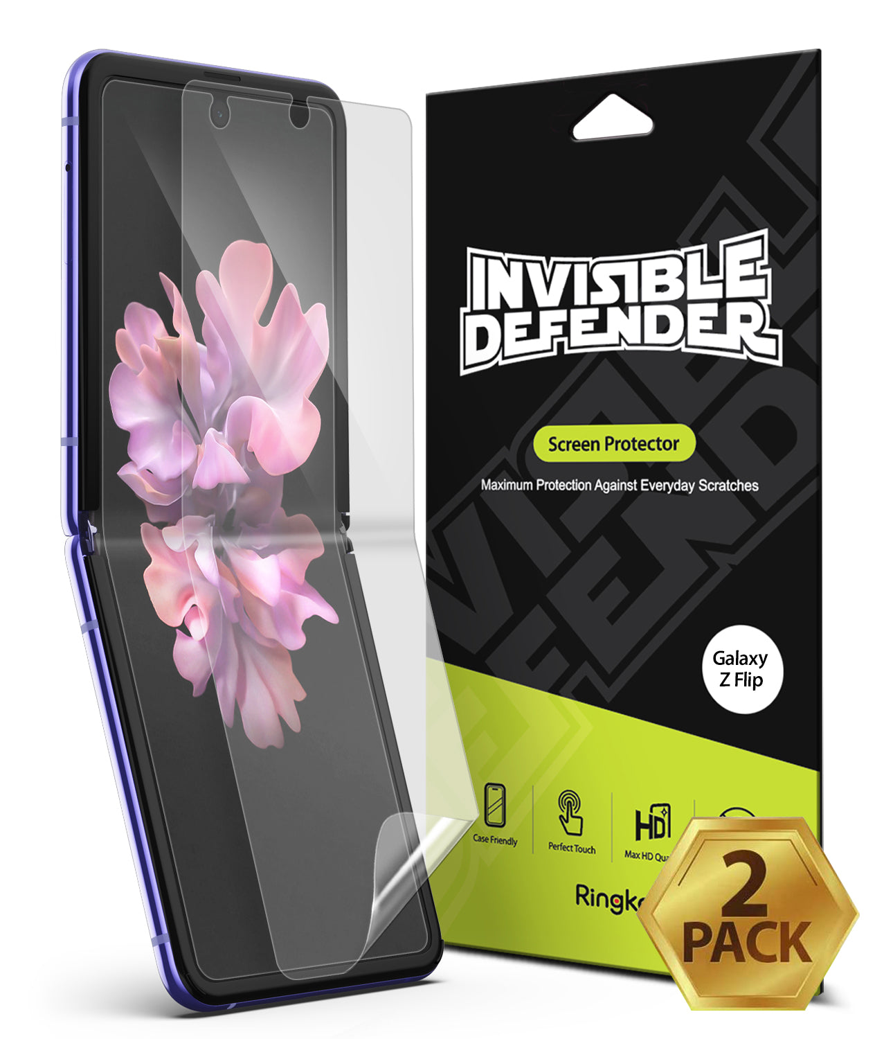 ringke invisible defender for samsung galaxy z flip