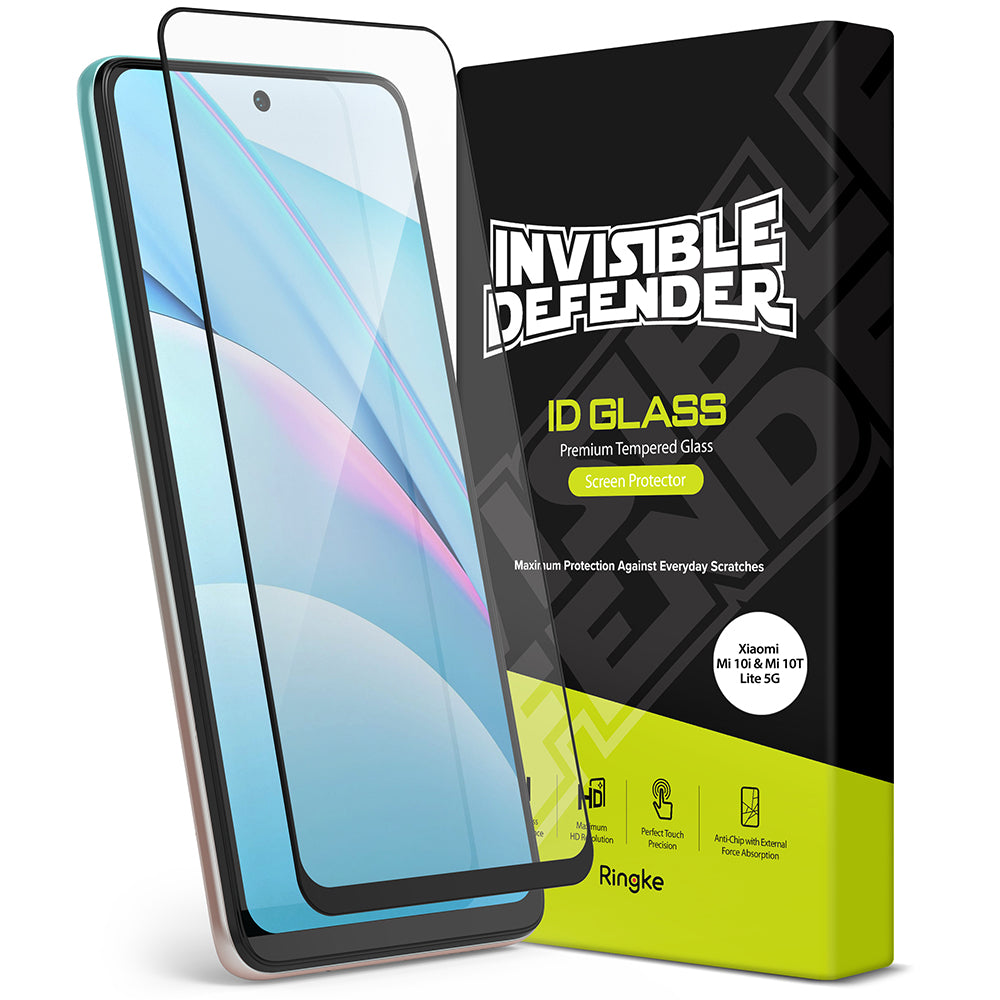 xiaomi mi 10t lite 5g / mi 10i 5g screen protector - ringke invisible defender glass