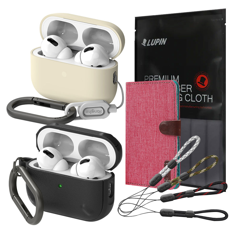 AirPods Pro 2 Case + Accessory | Ringke Gift Set AirPods Pro 2 Case + Accessory | Ringke Gift Set