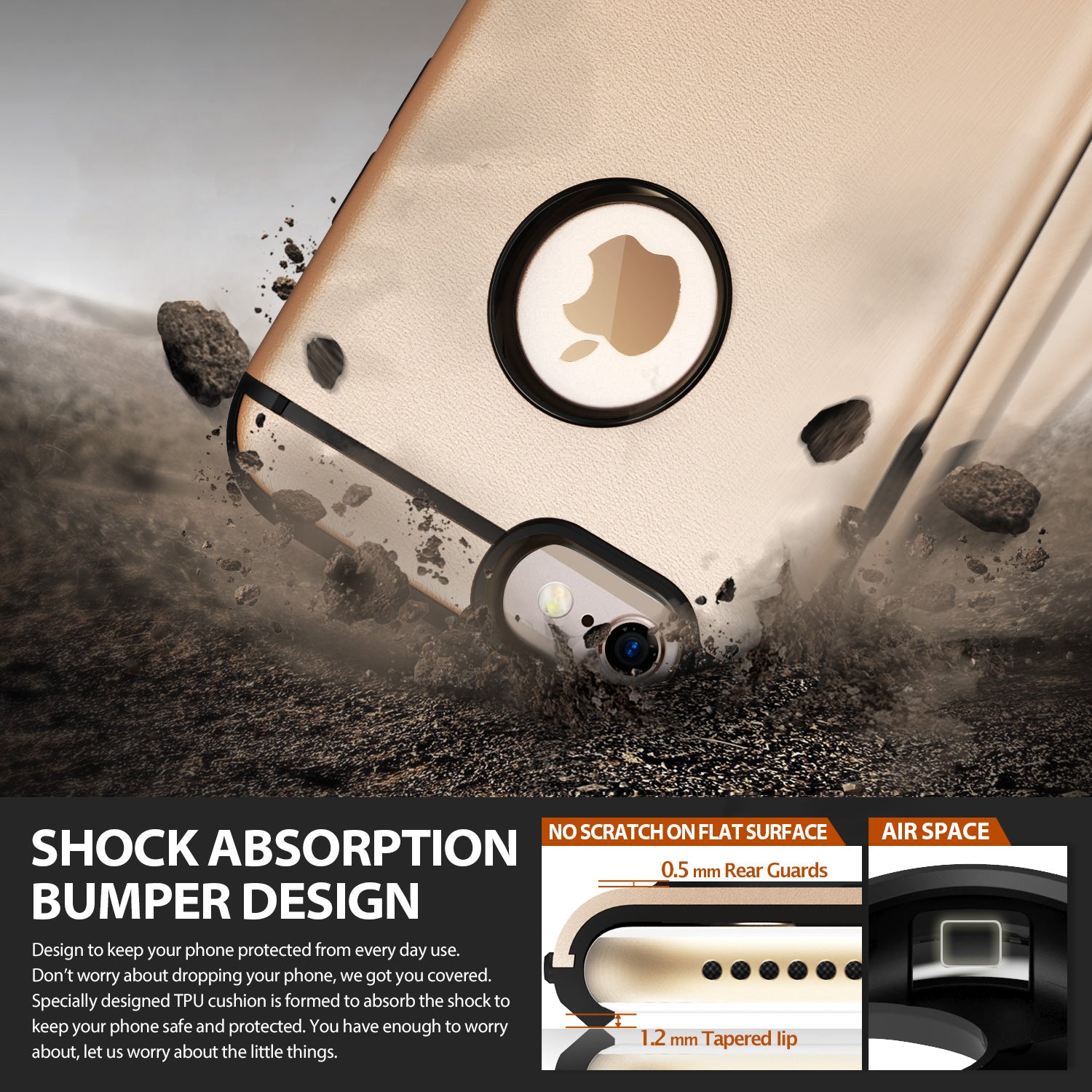 ringke max heavy duty rugged hard case cover for iphone 6 6s main shockproof