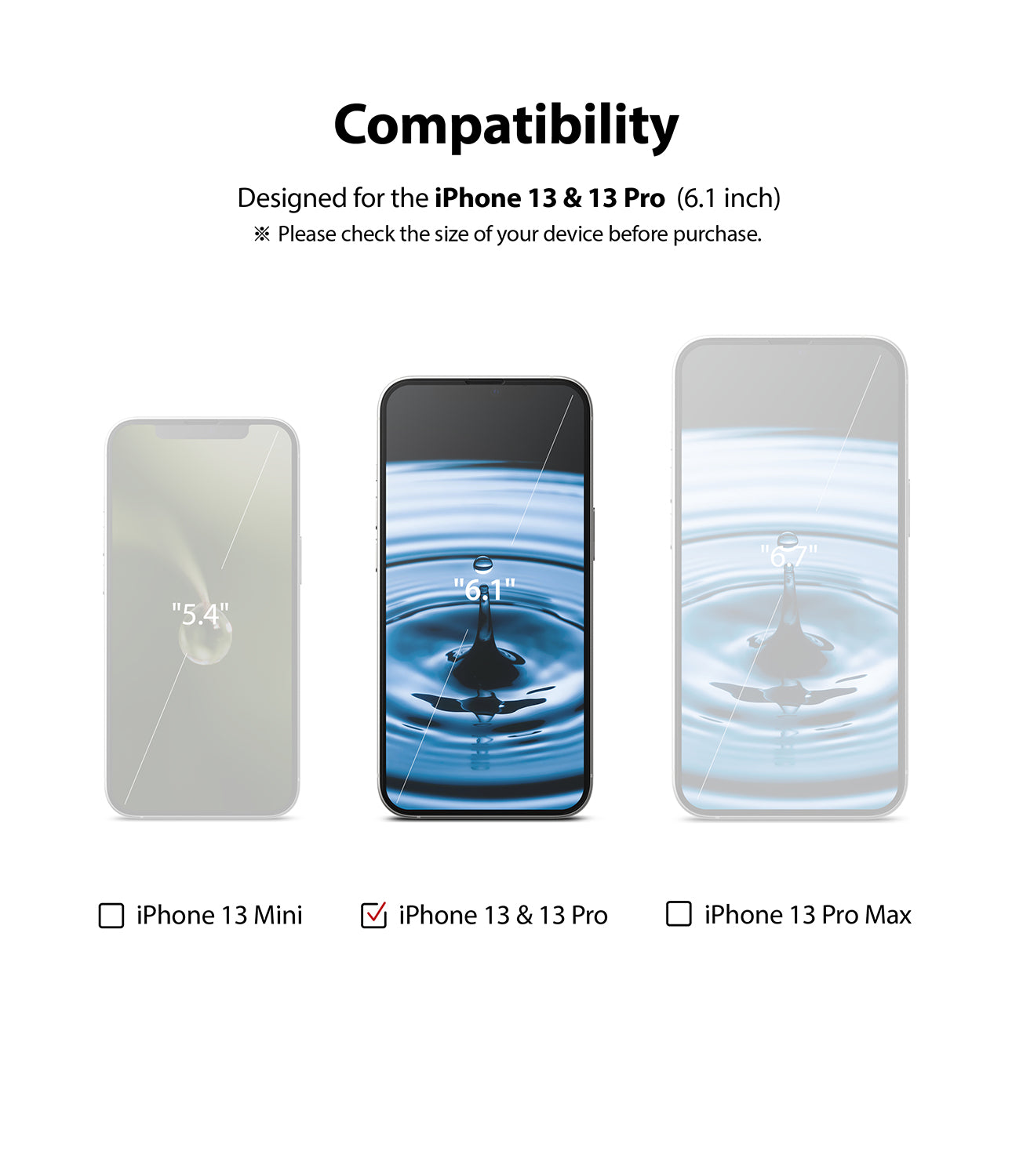 Compatible with iPhone 13 & 13 Pro