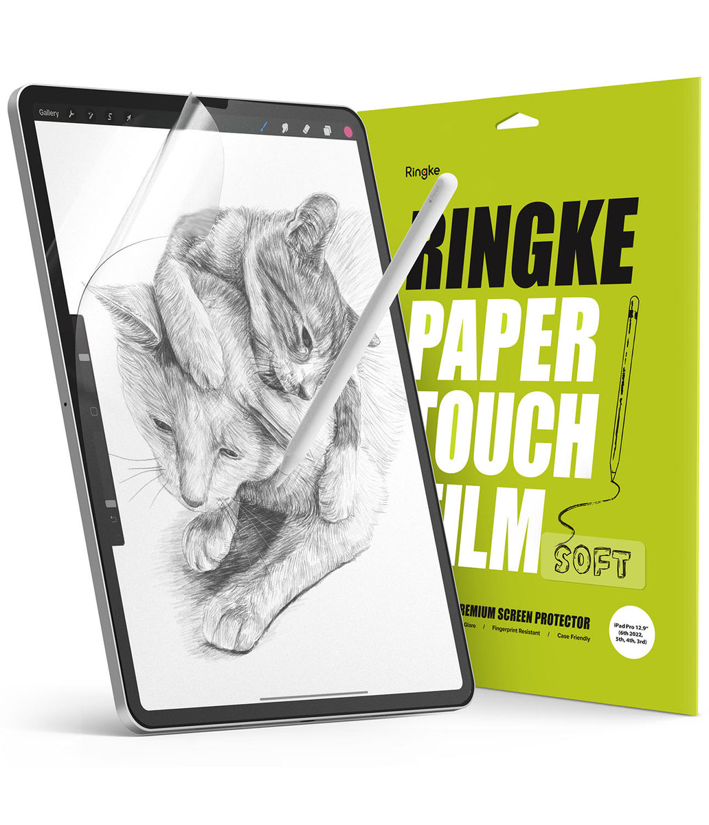 iPad Pro Screen Protector (12.9)  Paper Touch Film Soft – Ringke Official  Store
