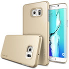 ringke slim premium thin hard pc lightweight cover case for galaxy s6 edge plus royal gold