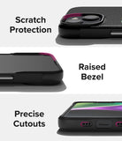 iPhone 14 Case | Onyx Design - Block - Scratch Protection  Raised Bezel. Precise Cutouts.