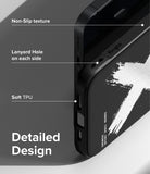 iPhone 14 Case | Onyx Design - X - Detailed Design. Non-Slip texture. Lanyard Hole on each side. Soft TPU.