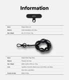 Holder Link Puffer | Finger - Product information card for a ringke holder link with specifications and a sample product image.