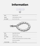 Holder Link Puffer | Hand - Product information card with Ringke accessories on a white background
