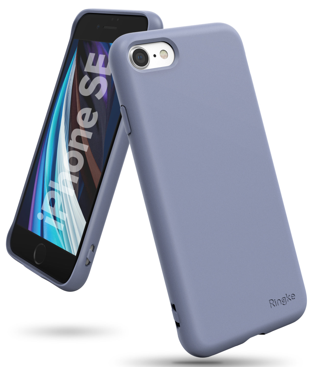 ringke air-s case designed for apple iphone se 2020 / iphone 8 / iphone 7 - lavender gray