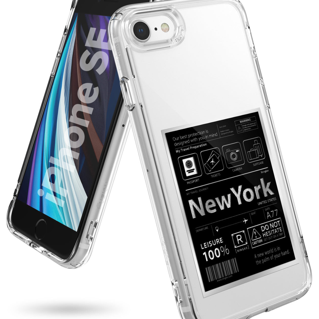 iPhone SE 2020 Case | Fusion Design 04. New York : Label