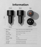 Ringke 3-Port Car Fast Charger - Information
