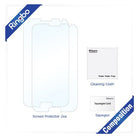 Galaxy Note 2 [ULTIMATE CLEAR PLUS] 2 Pack Screen Protector - Two clear screen protectors, a cleaning cloth, and a squeegee.
