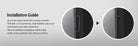 iPhone 7, Ringke® [Invisible Defender [Full Coverage] 2-Pack Screen Protector - Installation guide showing bubble removal.