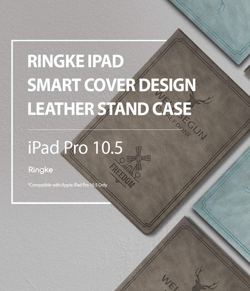 iPad Pro 2017 (10.5") Case | Smart Cover Design Leather Stand