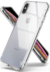 iPhone XS Case | Fusion - Clear protective phone case showing the back of an iPhone XS with a dual-camera cutout.