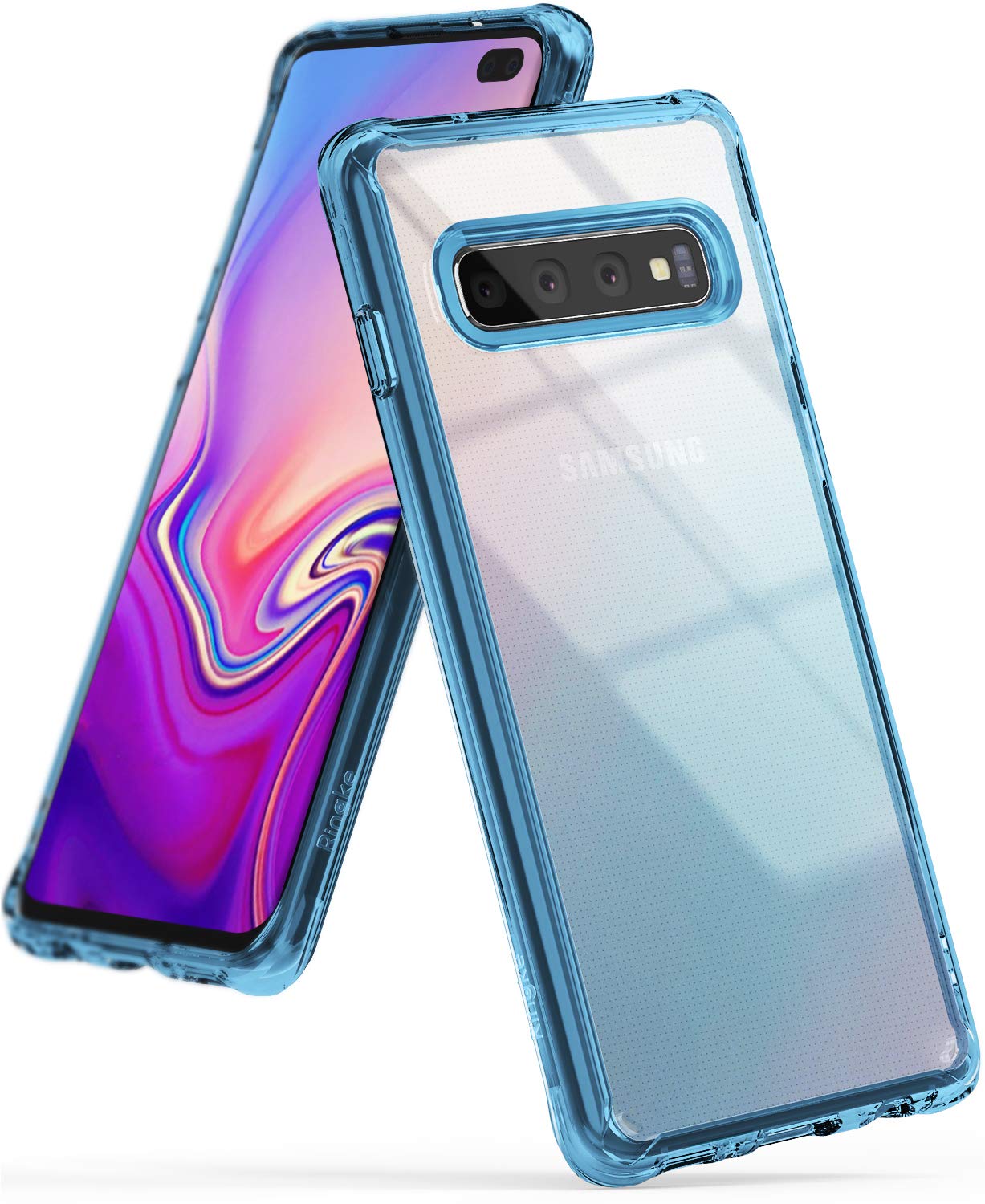 ringke galaxy s10 plus fusion case aqua blue