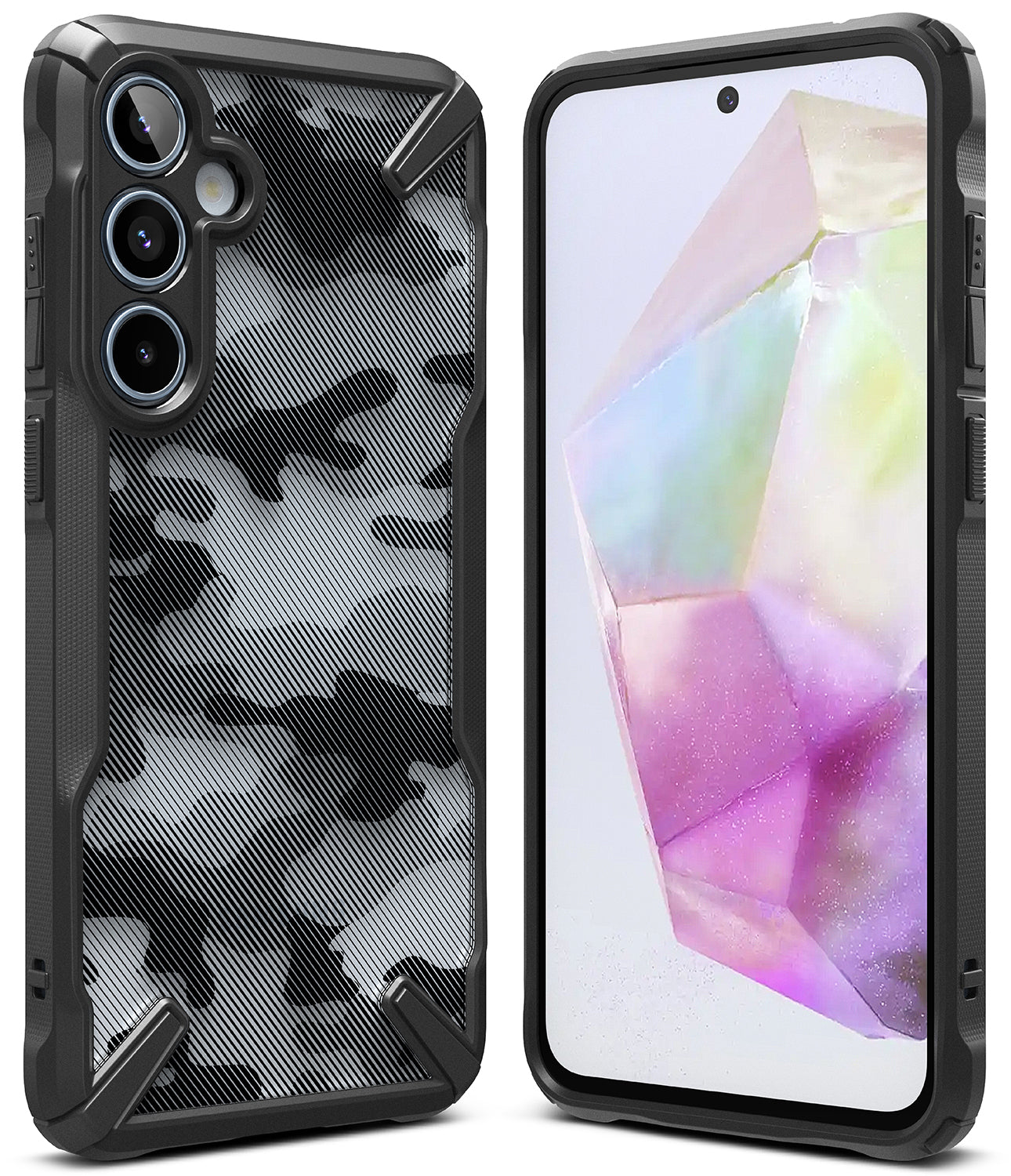 Galaxy A35 Case | Fusion-X - Camo Black