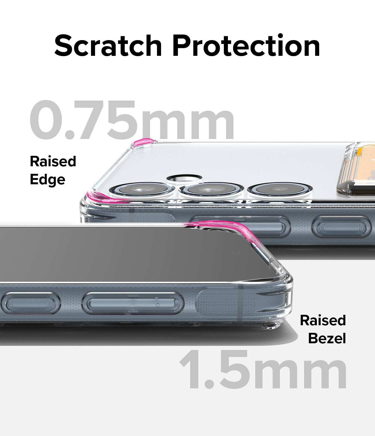 Galaxy A35 Case | Fusion Card - Scratch Protection with Raised Edge and Raised Bezel
