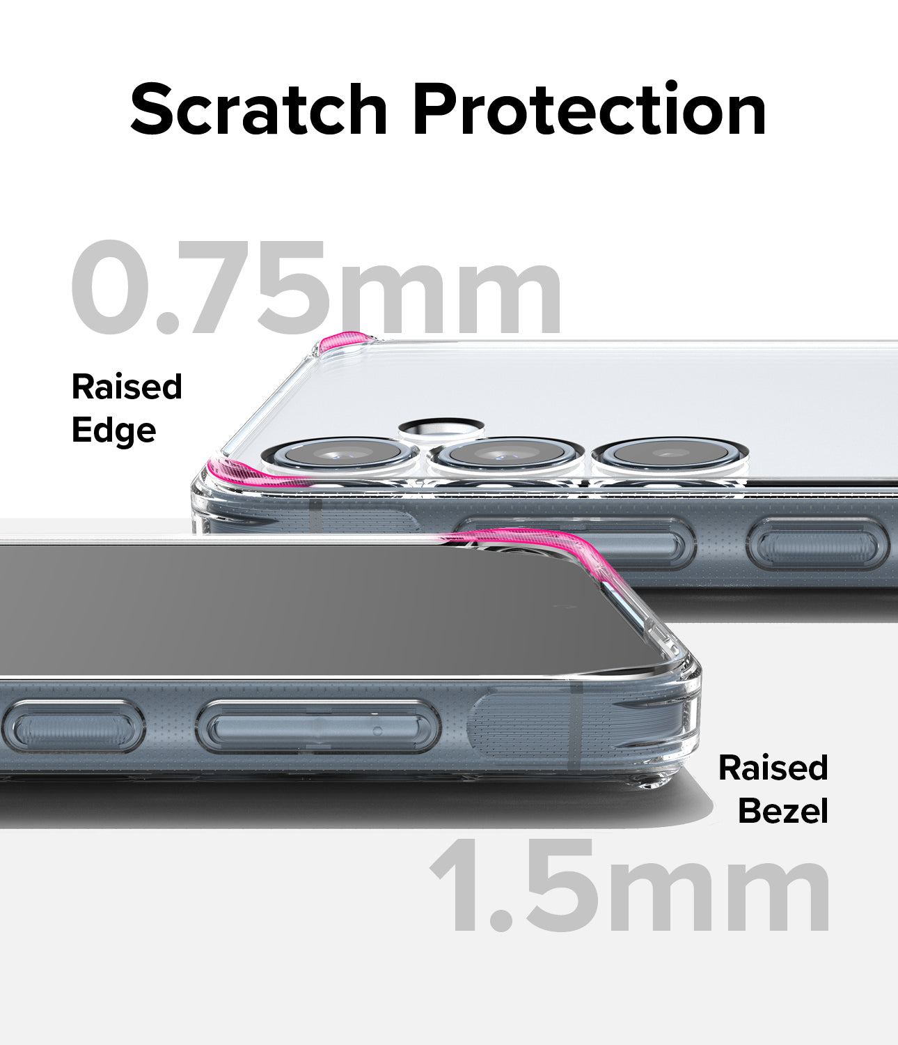Galaxy A35 Case | Fusion - Scratch Protection with Raised Edge and Raised Bezel.