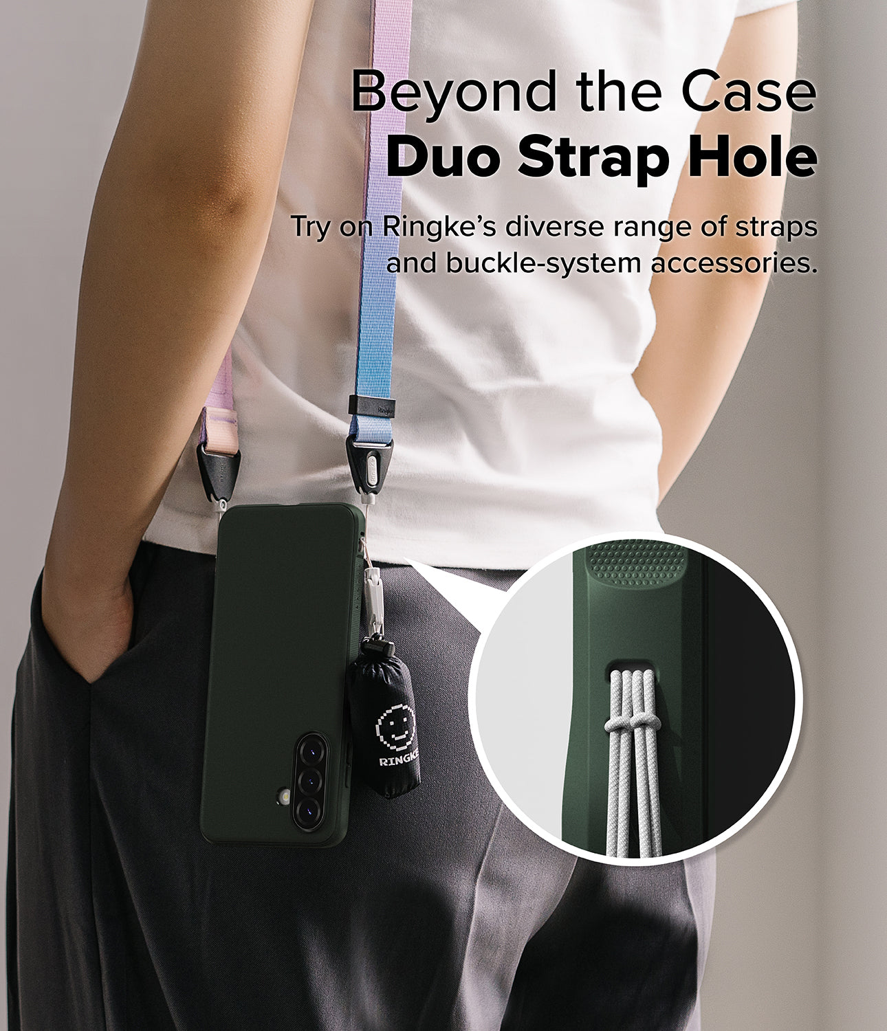 Beyond the Case Duo Strap Hole