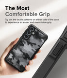 Galaxy A55 Case | Fusion-X - The Most Comfortable Grip. Try out the tactile patterns on either side of the case to experience an easier and more stable grip.